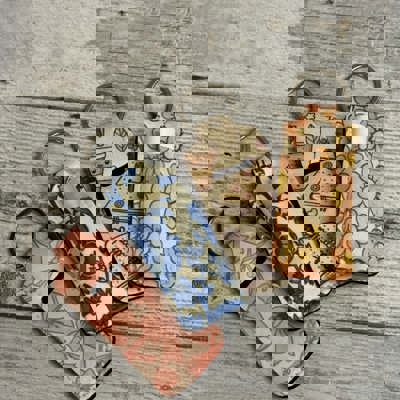 Chapstick holder lipstick keychain case