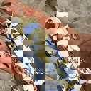 Blue Chapstick holder lipstick keychain case