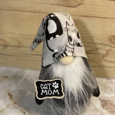 Gnome Cat Mom/ Gift for Gnome Collector/ Cat Lover Gift