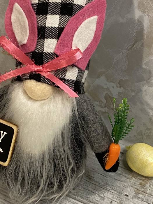 Easter Gnome plush for gnome lover collector gift, easter tier tray gnome decor