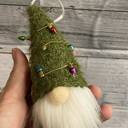  Gnome Santa and tree plush hanging ornament set decor gnome lover gift