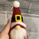  Gnome Santa and tree plush hanging ornament set decor gnome lover gift