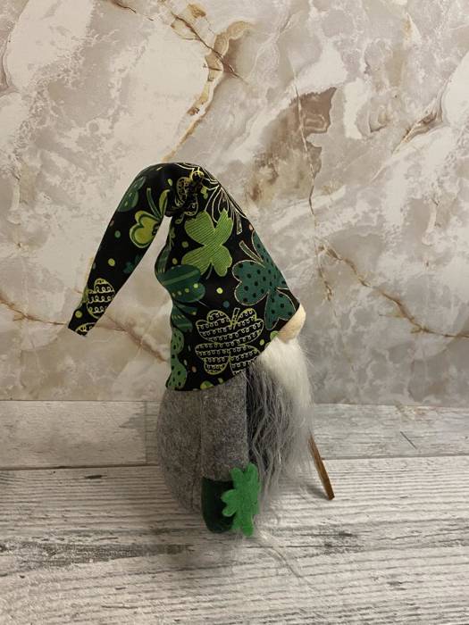 St Patrick's Day Gnome Plush for St Patrick's Day Irish gnome with shamrocks 