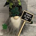  St Patrick's Day Gnome Plush for St Patrick's Day Irish gnome with shamrocks 