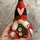  Valentine gnome couple plush for Valentine gift for mother, Valentine decor