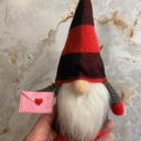  Valentine gnome couple plush for Valentine gift for mother, Valentine decor