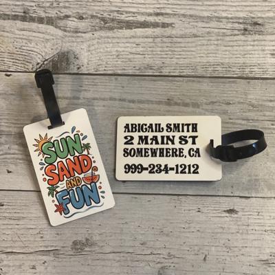 luggage tags personalized for luggage fun bag tags for vacation trips