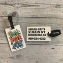  luggage tags personalized for luggage fun bag tags for vacation trips