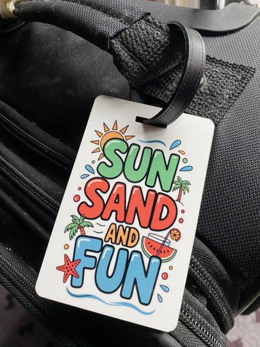 luggage tags personalized for luggage fun bag tags for vacation trips