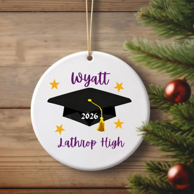 Ornament graduation 2026 gift for Christmas senior year 2025 graduation keepsake