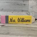  Wood Personalized Teacher Desk Sign/ Teacher Gift/ Teacher Name Sign