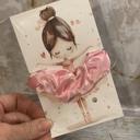  Scrunchie card holder ballerina scrunchie holder gift card party favor for girl birthday party