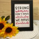  woman's inspirational quote framed