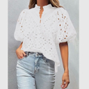 XXL Eyelet Charm Blouse