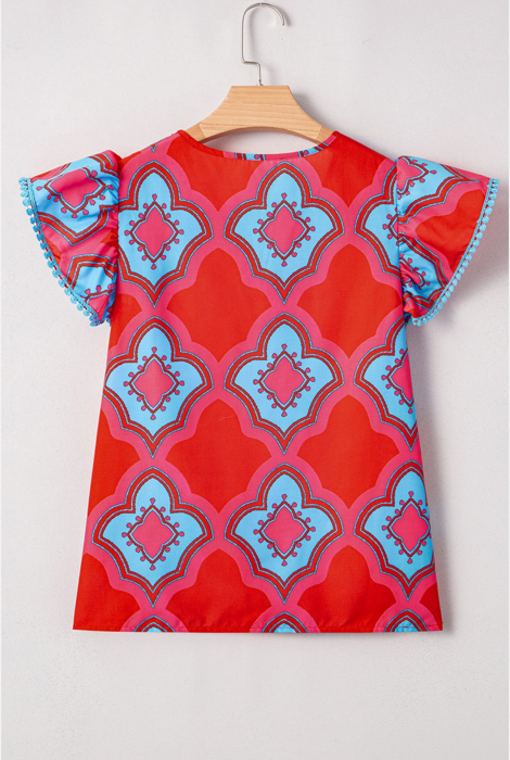 Serendipity Flutter Sleeve Blouse