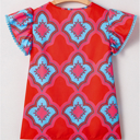 Large Serendipity Flutter Sleeve Blouse