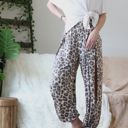 Small Leopard Side Split Yoga Pants