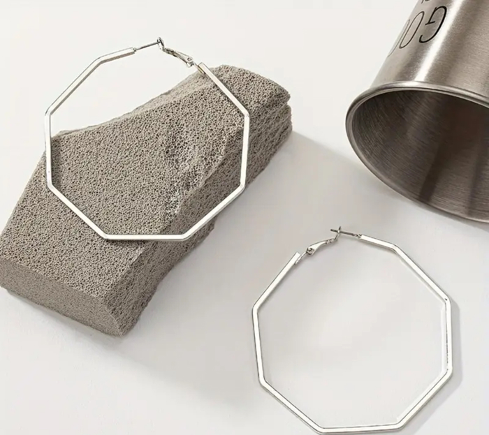 Hexagon Alloy Hoops