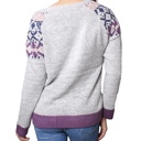  Snow Days Round Neck Knitted Jacquard Sweater