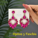  Stunning Teardrop Rhinestone Earrings