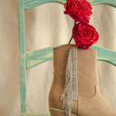  Rowan Suede Rhinestone Cowboy Boots