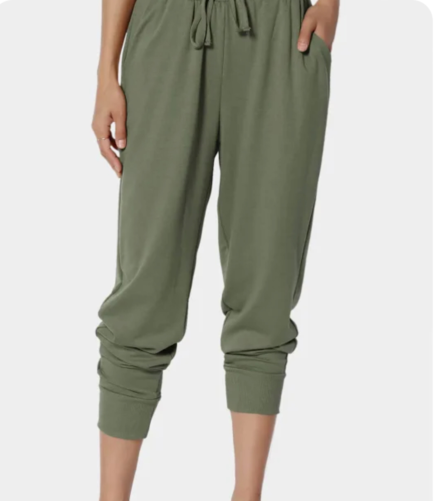 Zenana French Terry Jogger Sweatpants with Drawstring