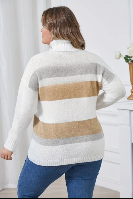 Gorgeous Multicolor Turtleneck Sweater