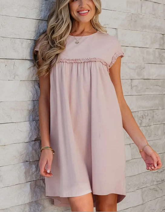 Daydreaming Pink Babydoll Dress