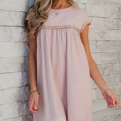 Daydreaming Pink Babydoll Dress