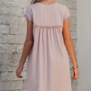  Daydreaming Pink Babydoll Dress