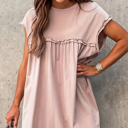  Daydreaming Pink Babydoll Dress