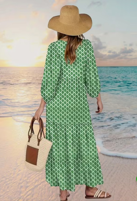 Chelsea Print Maxi Dress