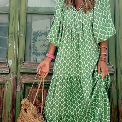 Chelsea Print Maxi Dress
