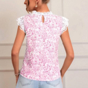  Queenie Floral Lace Sleeve Blouse