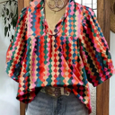  Artesian Patricia Balloon Sleeve Blouse