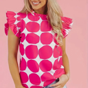 Small Pink Dot Blouse