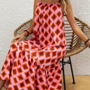  Tribal Print Maxi Dress