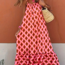  Tribal Print Maxi Dress