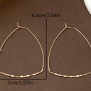  Elegant Geometric Hoop Earrings 