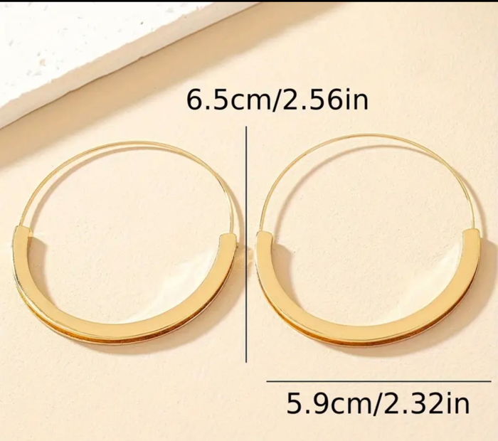 European Hoop Earrings 