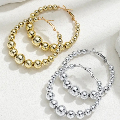 Gorgeous Beaded Hoop Combo