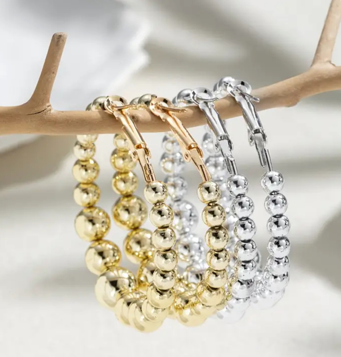 Gorgeous Beaded Hoop Combo