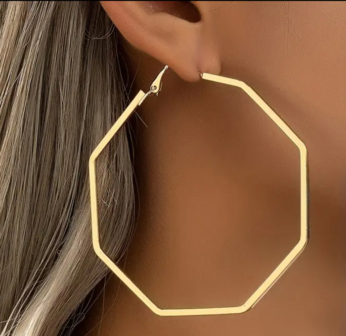 Hexagon Alloy Hoops