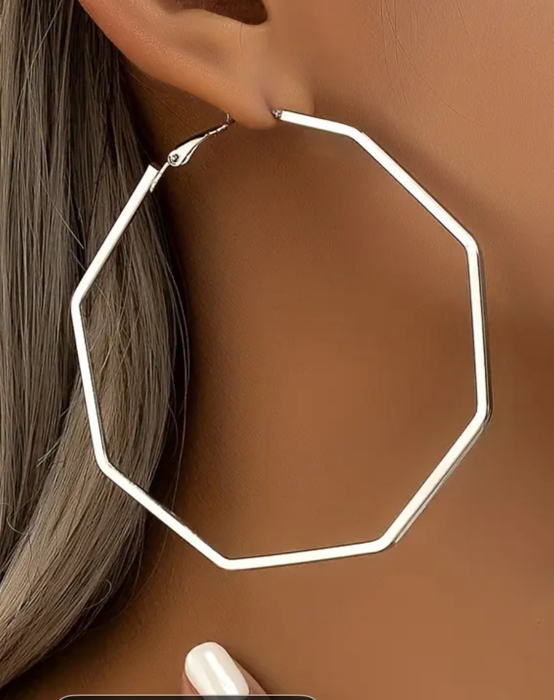 Hexagon Alloy Hoops