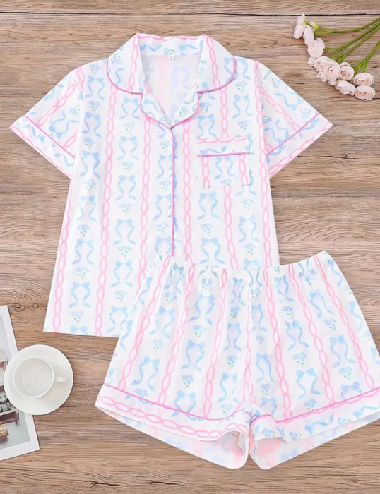 Chelsea Bow Pajamas Set