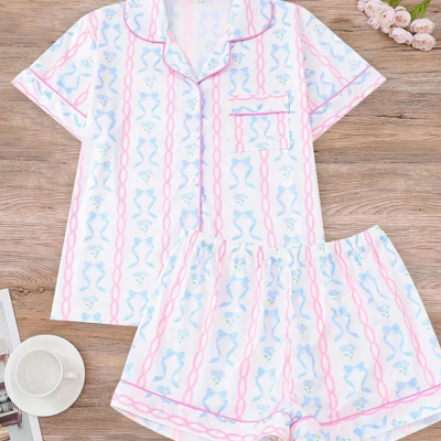 Chelsea Bow Pajamas Set