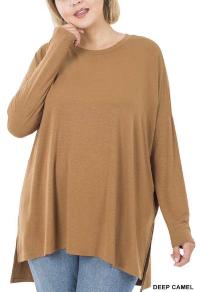 Zenana Dolman Sleeve Tunic PLUS SIZE