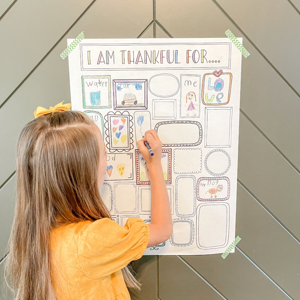 I Am Thankful for... Poster, Thanksgiving Countdown Poster, Thankful Countdown, Thankful Poster, Thanksgiving Print, Thanksgiving Poster