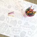  Baking Party Coloring Table Runner Baking Party