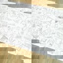  BBQ Coloring Table Runner Summer